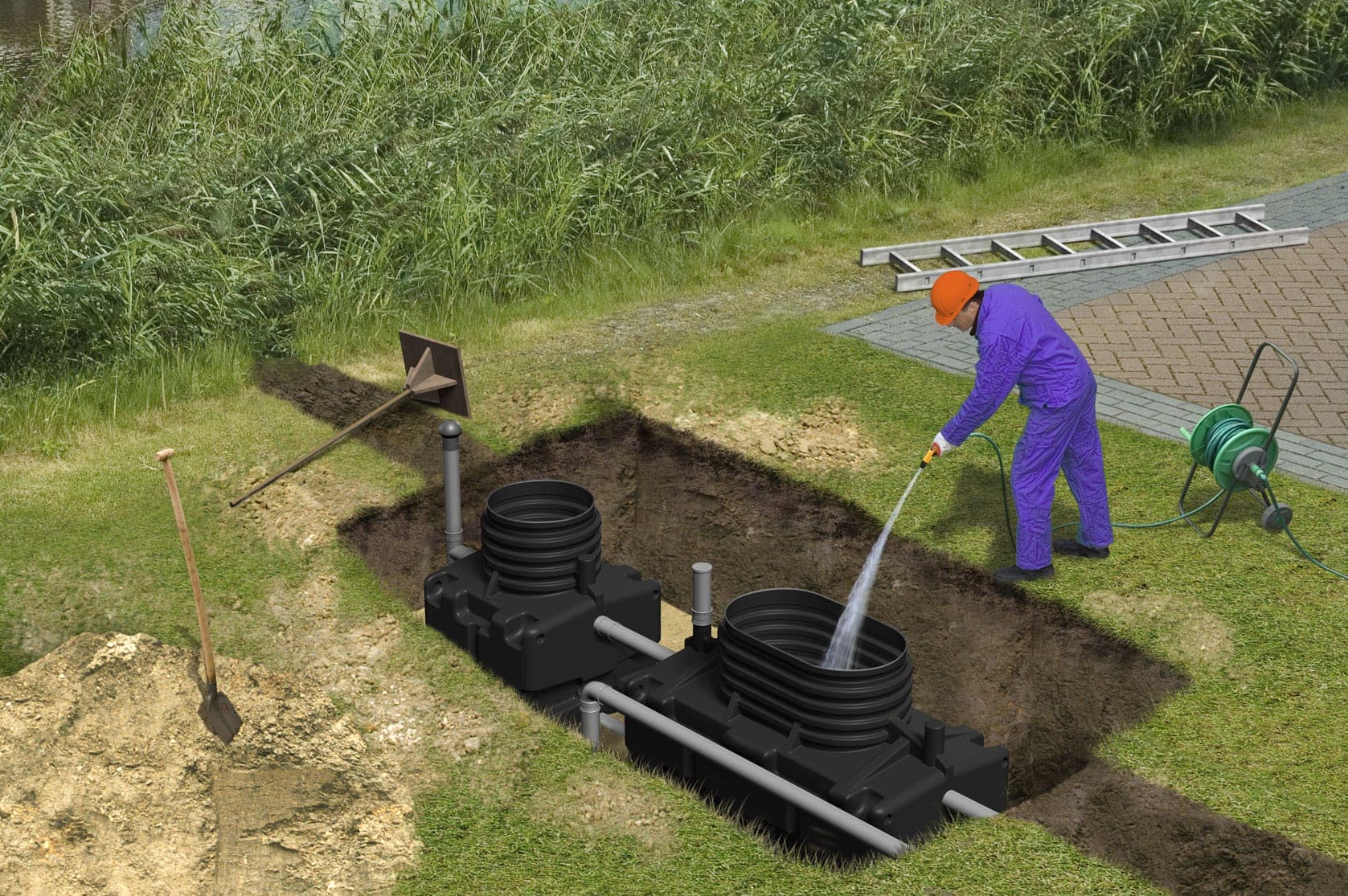 maintenance on sewage system